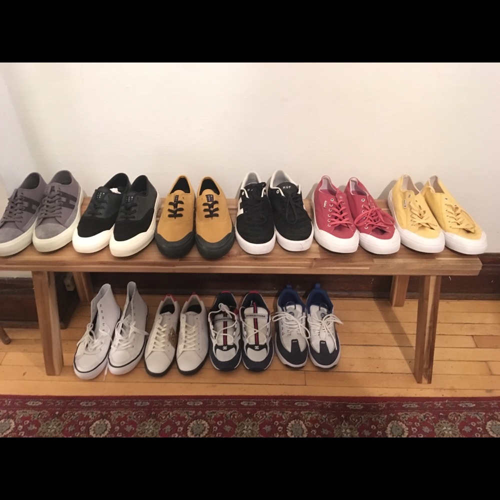 NEW 8 pairs HUF / 2 pairs DC shoes